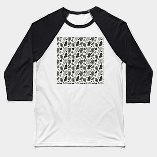 Leafy Greens Pattern - Classic Baseball T-Shirt